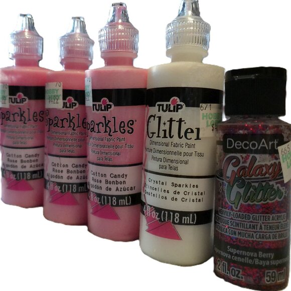 Fabric Paint Set of 6 - Picture 1 of 3